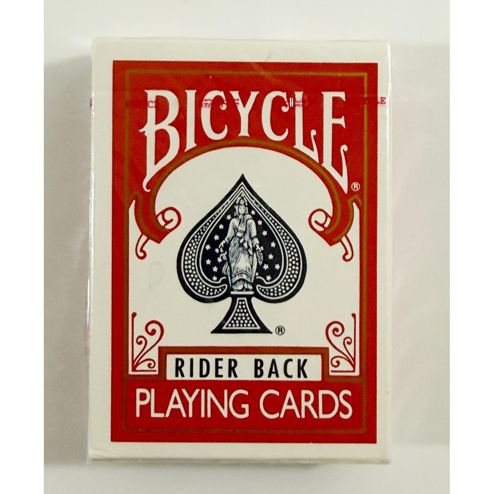 Bicycle Playing Cards Red Rider Back Poker 808 Factory Sealed Deck
